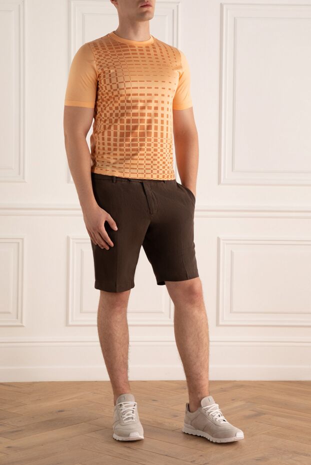 PT01 (Pantaloni Torino) man brown shorts for men buy with prices and photos 172806 - photo 2
