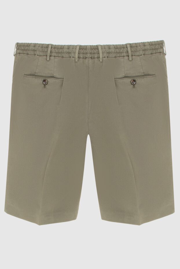 PT01 (Pantaloni Torino) мужские шорты из хлопка и эластана зеленые купить с ценами и фото 172813 - фото 2