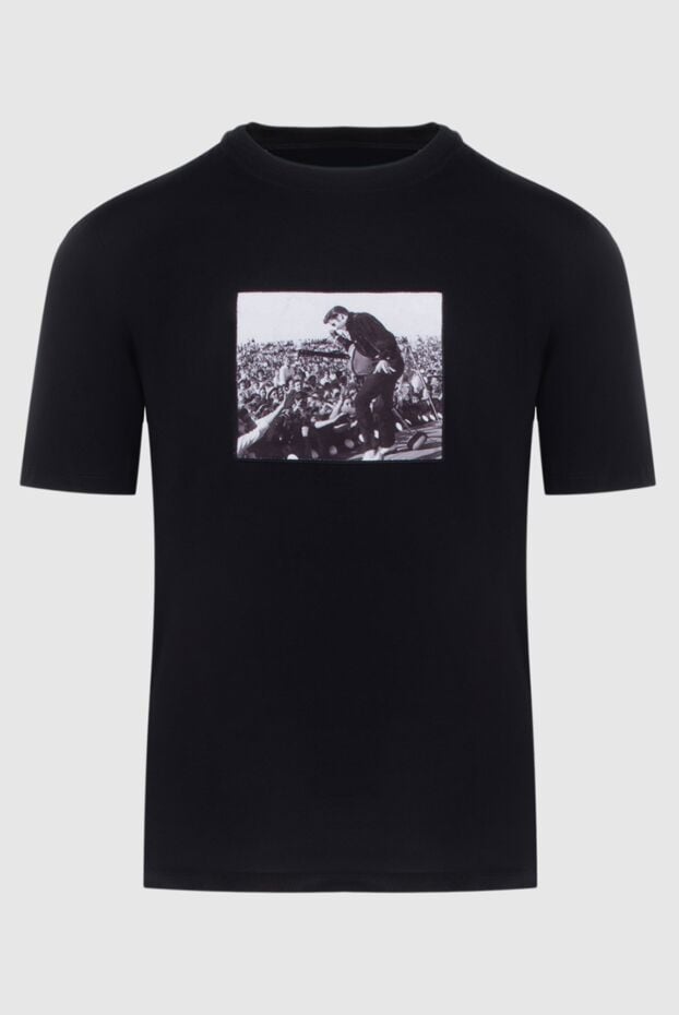Limitato мужские футболка из хлопка черная мужская купить с ценами и фото 172816 - фото 1