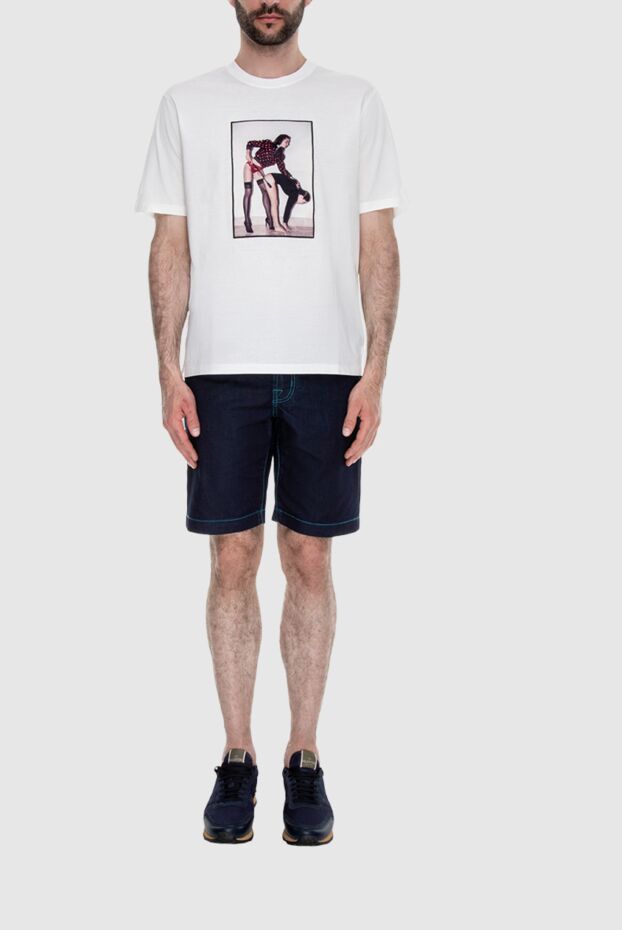 Limitato мужские футболка из хлопка белая мужская купить с ценами и фото 172819 - фото 2