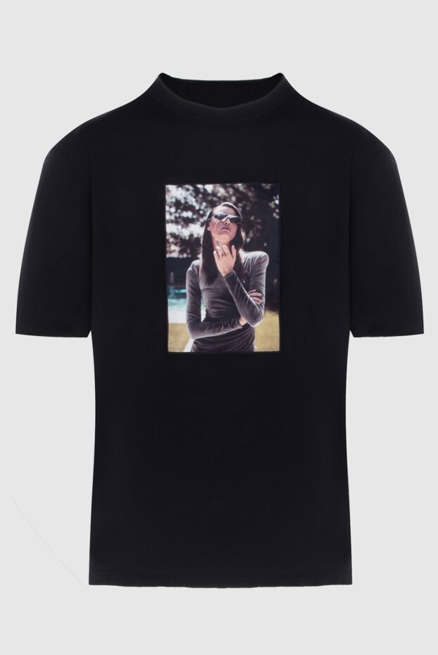 Limitato мужские футболка из хлопка черная мужская купить с ценами и фото 172829 - фото 1