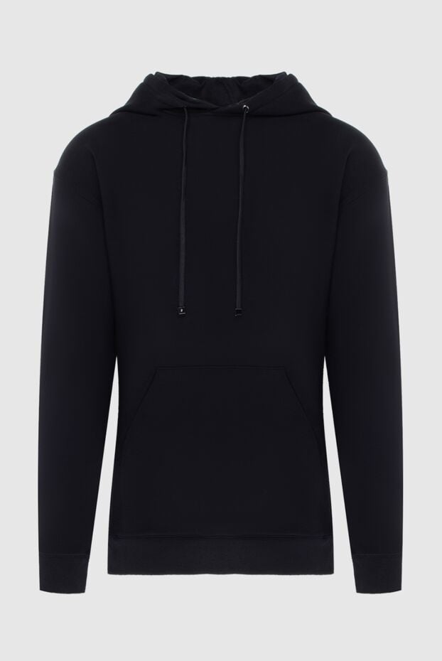 Limitato black knitted hoodie made of thin cotton with a drawstring (markdown) 195753 - photo 1