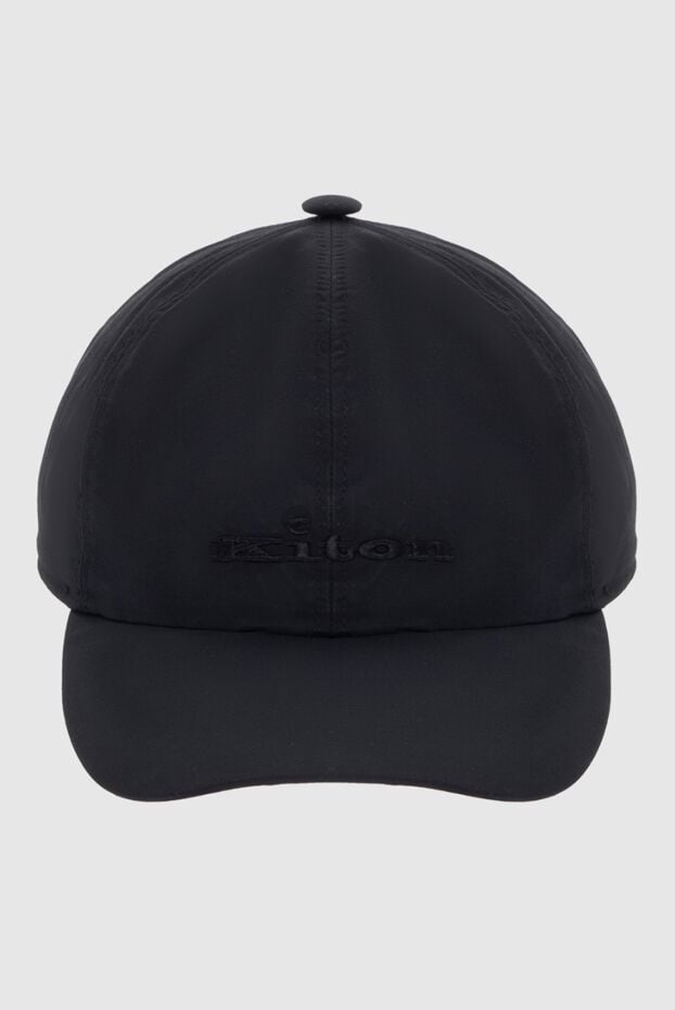 Kiton cap made of cotton and polyamide black for men 172843 - photo 1
