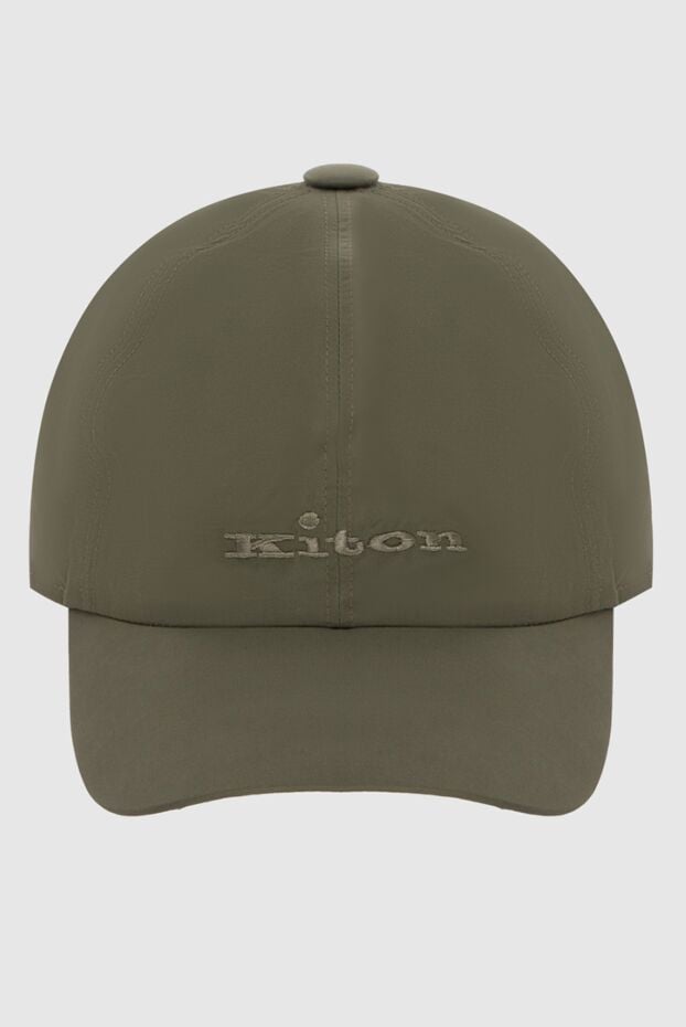 Kiton green cap with embroidered logo for men 172844 - photo 1