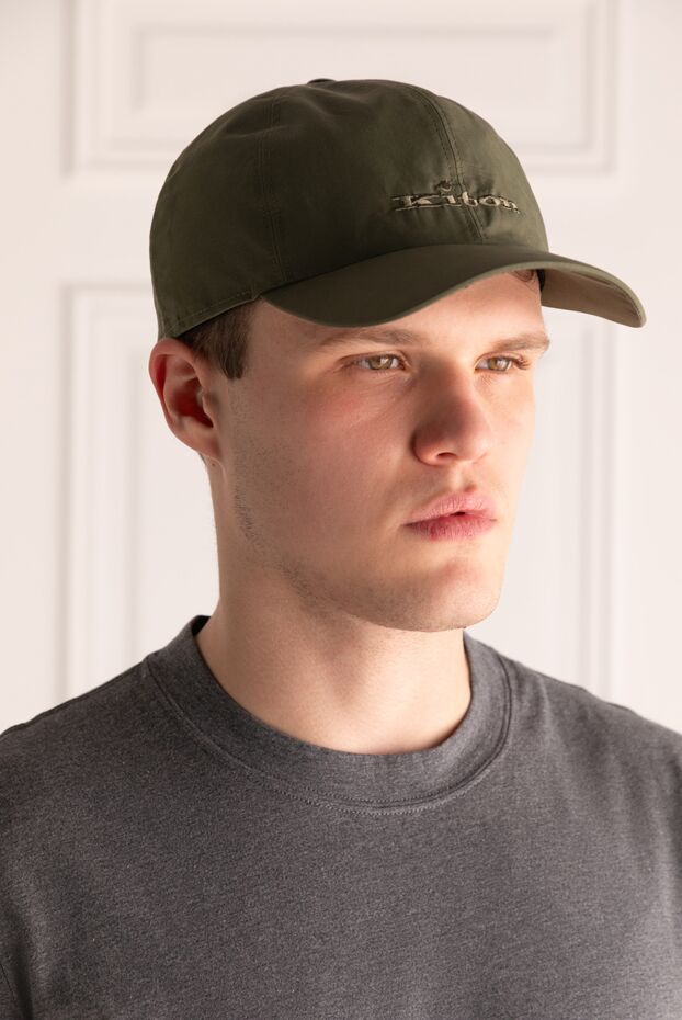 Kiton man cap made of cotton and polyamide green for men 172844 - photo 2