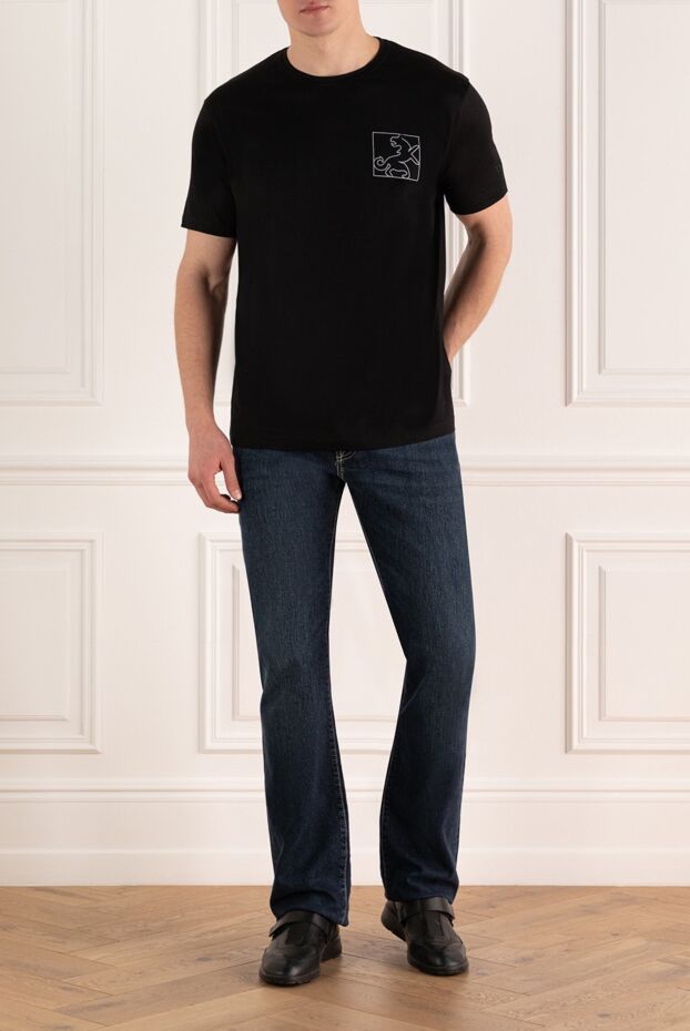 Tombolini мужские футболка из хлопка черная купить с ценами и фото 172865 - фото 2