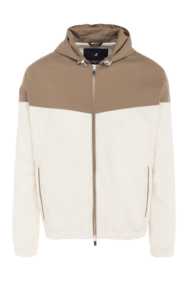 Tombolini man windbreaker made of cotton, polyamide and elastane beige buy with prices and photos 172871 - photo 1