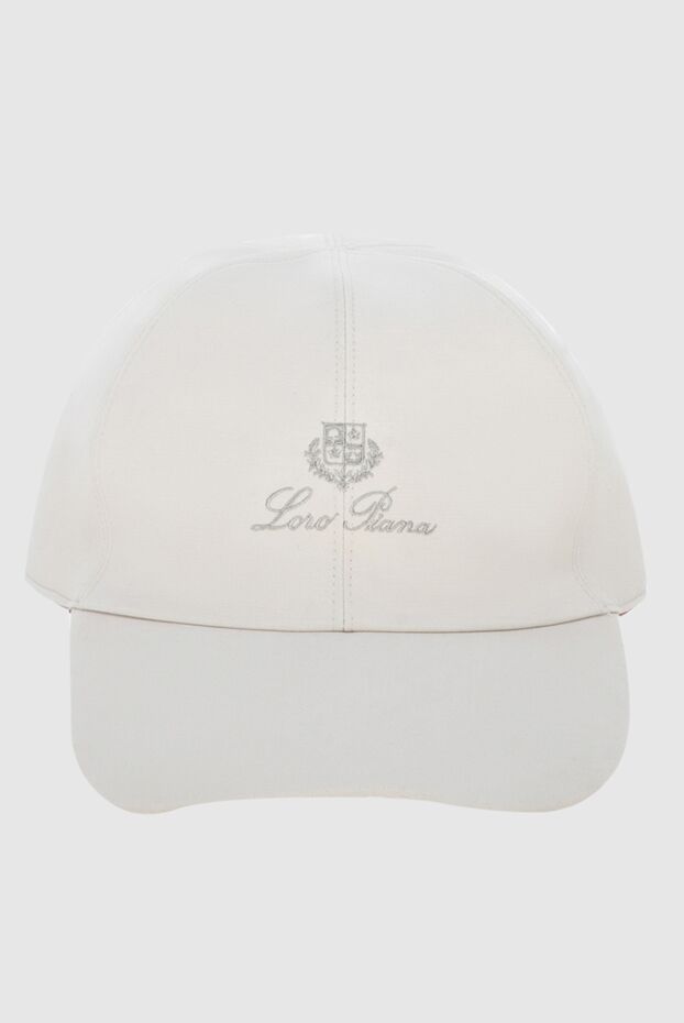 Loro Piana man white cotton cap for men buy with prices and photos 172896 - photo 1
