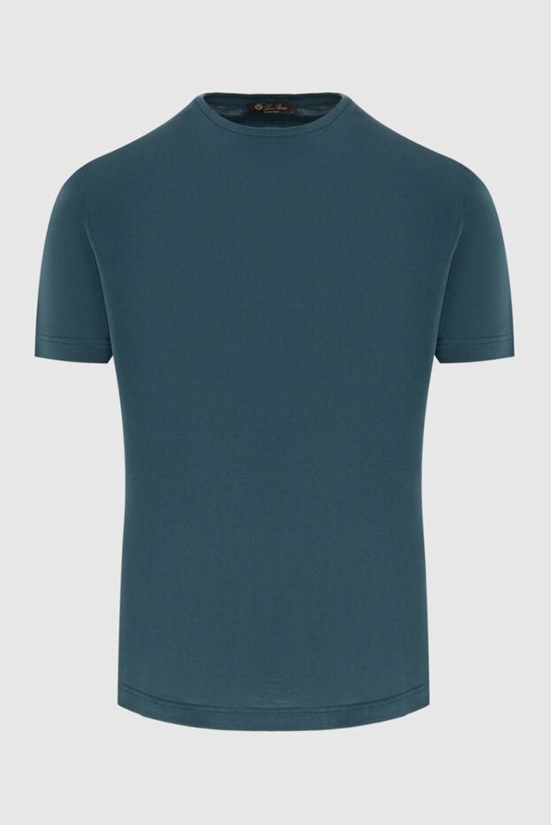 Loro Piana plain sea green t-shirt made of smooth jersey 173000 - photo 1