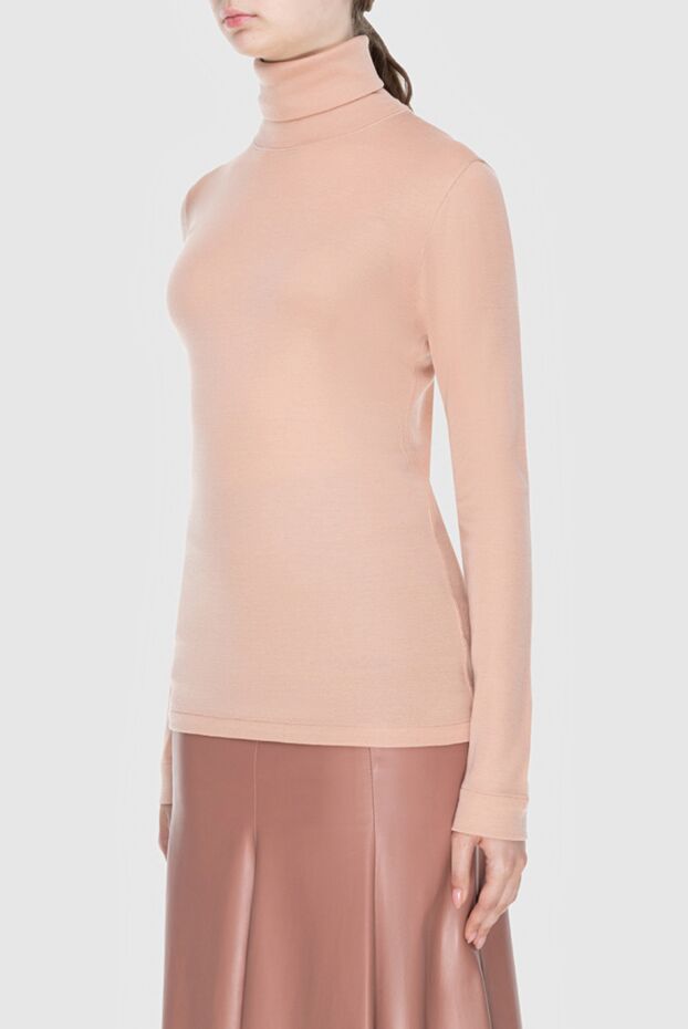 Loro Piana cashmere and silk golf beige for women 173006 - photo 3