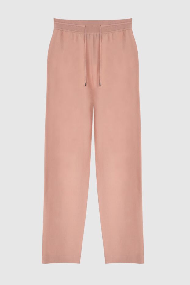Loro Piana женские брюки из кашемира розовые женские купить с ценами и фото 173008 - фото 1