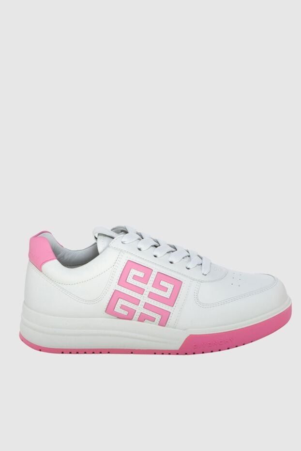 Givenchy g4 sneakers in leather with pink trim and branded emblem 173083 - photo 1