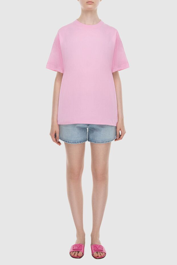 Balenciaga woman pink cotton t-shirt for women buy with prices and photos 173095 - photo 2