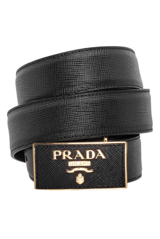 Prada woman black leather belt for women buy with prices and photos 173117 - photo 1