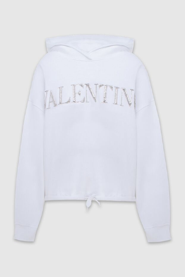 Valentino woman cotton hoodie white for women buy with prices and photos 173143 - photo 1