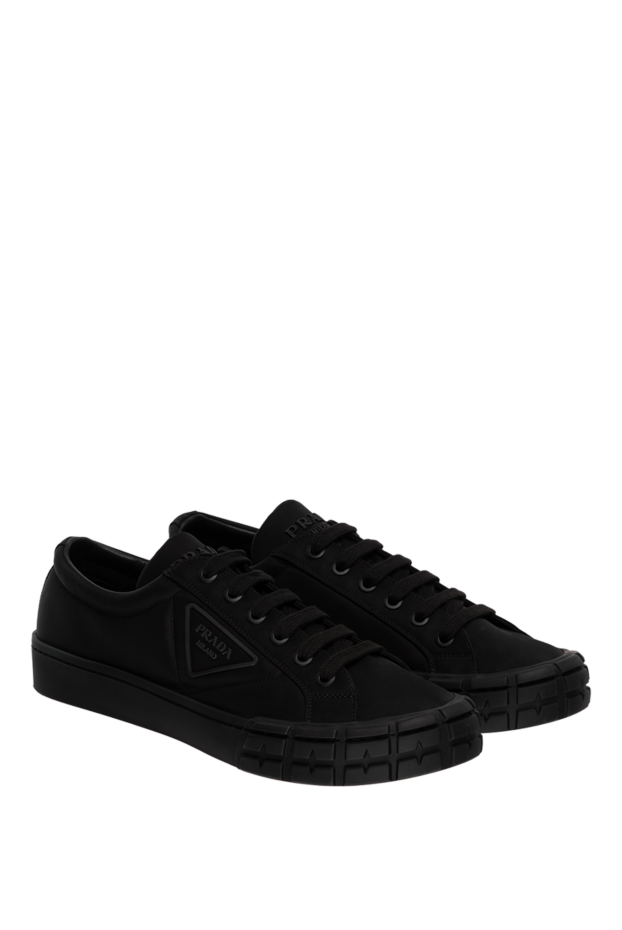 Prada men's sneakers with matte finish and signature emblem 173163 - photo 3