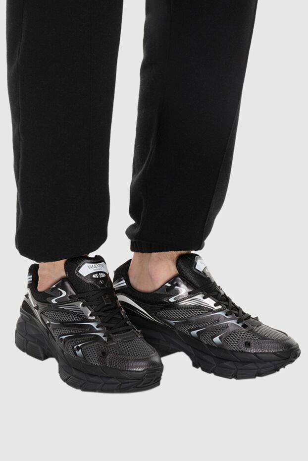 Valentino sneakers with a multi-layered upper and rubberized toe cap 173166 - photo 3