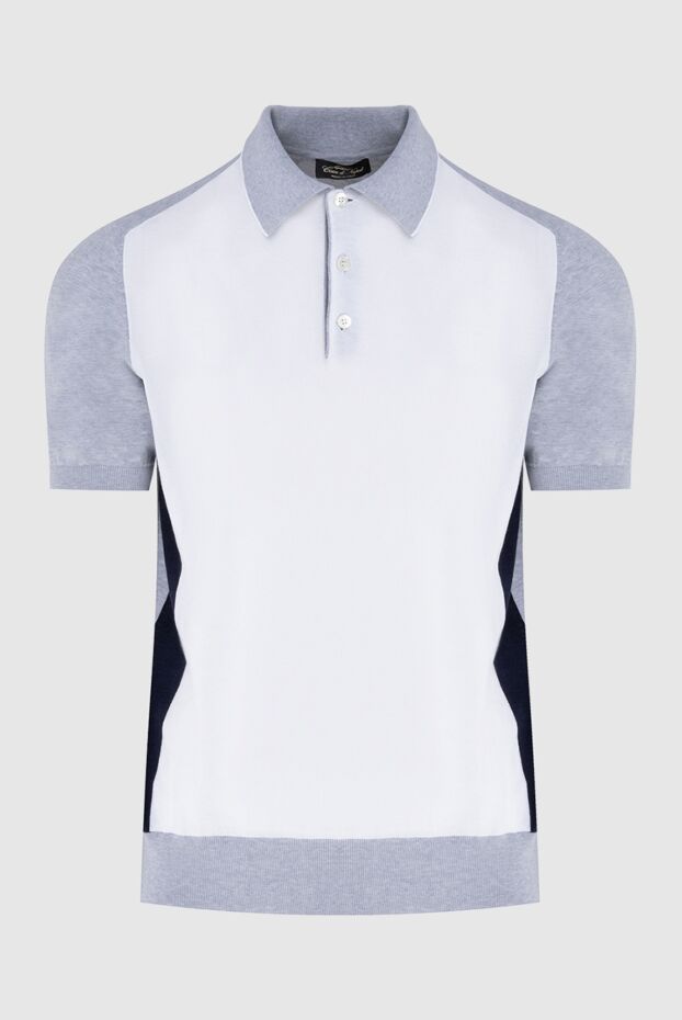 Cesare di Napoli man cotton and silk polo white for men buy with prices and photos 173281 - photo 1