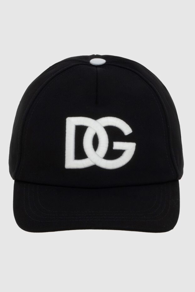 Dolce & Gabbana мужские кепка из хлопка черная мужская купить с ценами и фото 173314 - фото 1