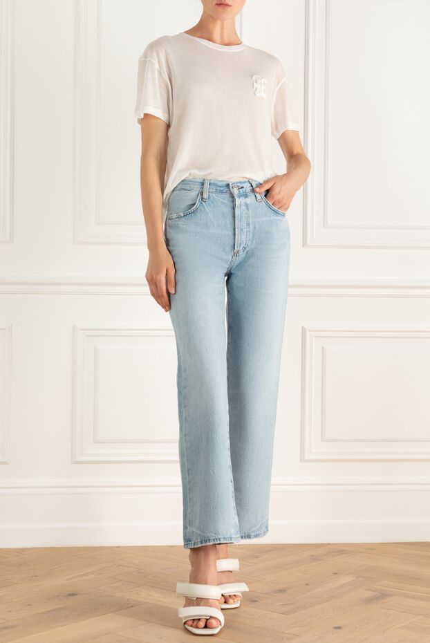 Citizens of Humanity woman blue cotton jeans for women buy with prices and photos 173404 - photo 2