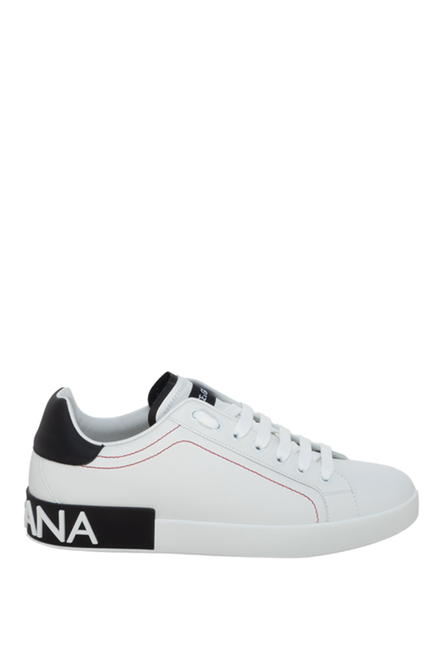 Dolce & Gabbana man white leather sneakers for men buy with prices and photos 173422 - photo 1