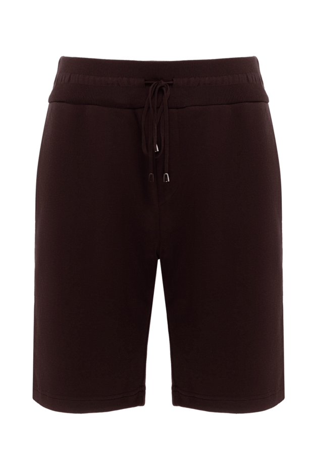 Cesare di Napoli man cotton shorts for men, brown buy with prices and photos 173433 - photo 1