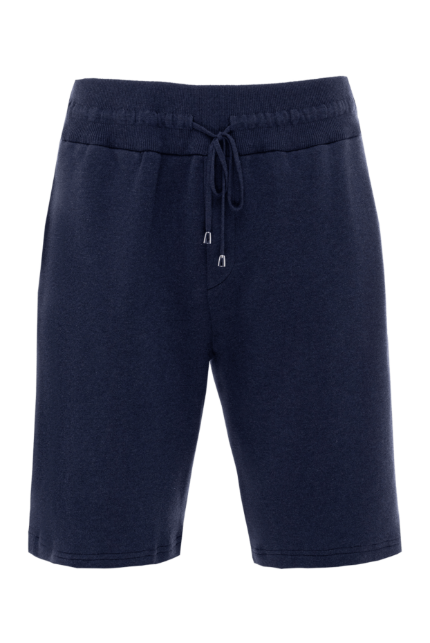 Cesare di Napoli man cotton shorts for men, blue buy with prices and photos 173435 - photo 1