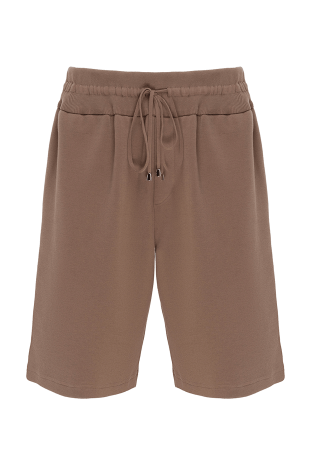 Cesare di Napoli man cotton shorts for men, brown buy with prices and photos 173439 - photo 1