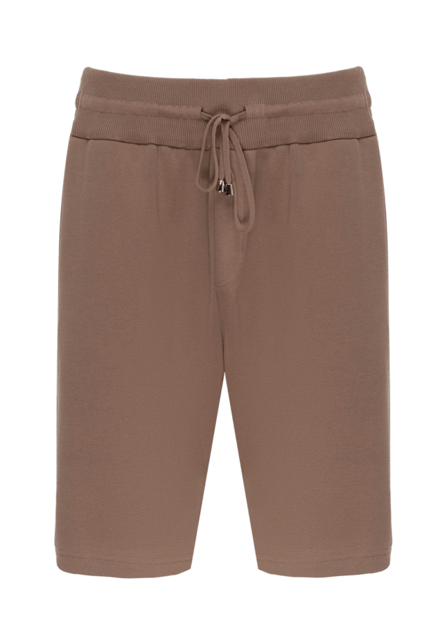Cesare di Napoli man cotton shorts for men, brown buy with prices and photos 173449 - photo 1