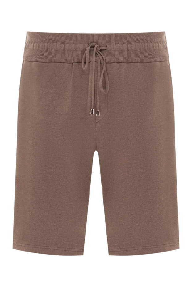 Cesare di Napoli man cotton shorts for men, brown buy with prices and photos 173460 - photo 1