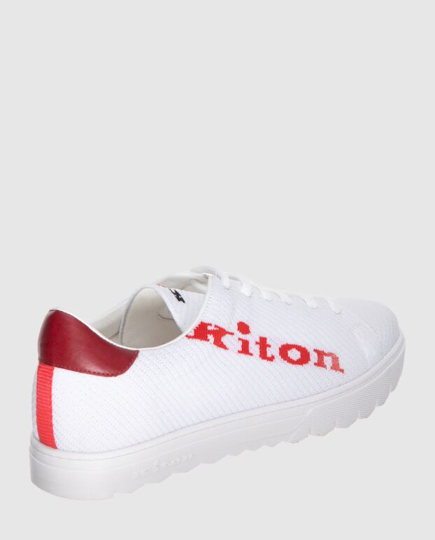 Kiton white men's nylon sneakers 173483 - photo 3