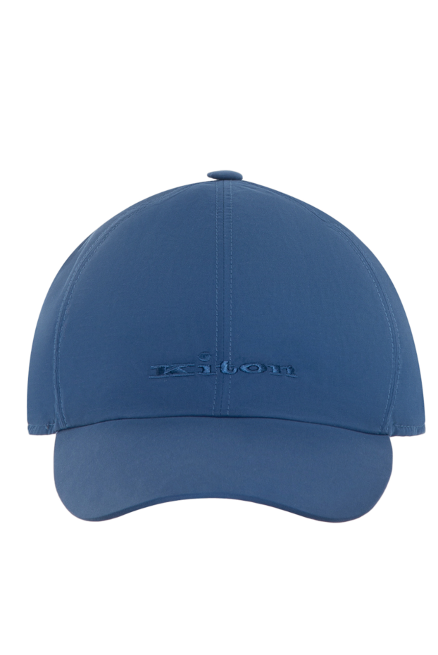 Kiton cap made of cotton and nylon blue for men 173487 - photo 1