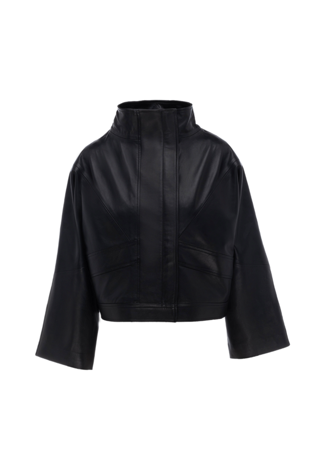 Fleur de Paris woman black leather jacket for women buy with prices and photos 173649 - photo 1