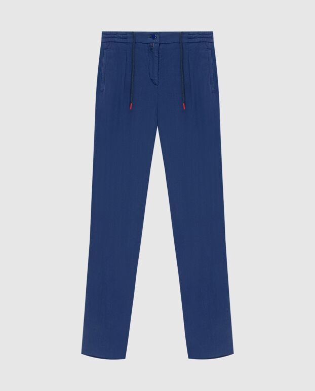 Kiton man blue from lyocell and elastane jeans for men 173651 - photo 1