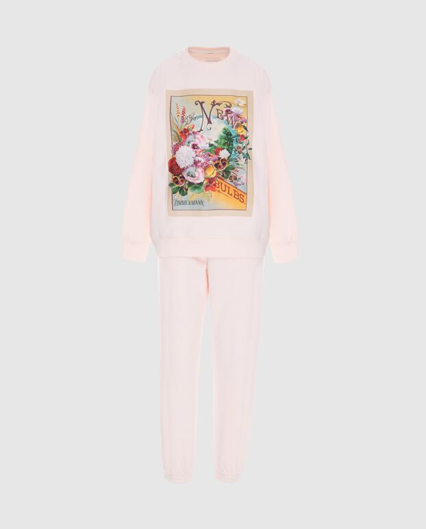 Zimmermann walking suit made of cotton and polyester pink for women 173675 - photo 1
