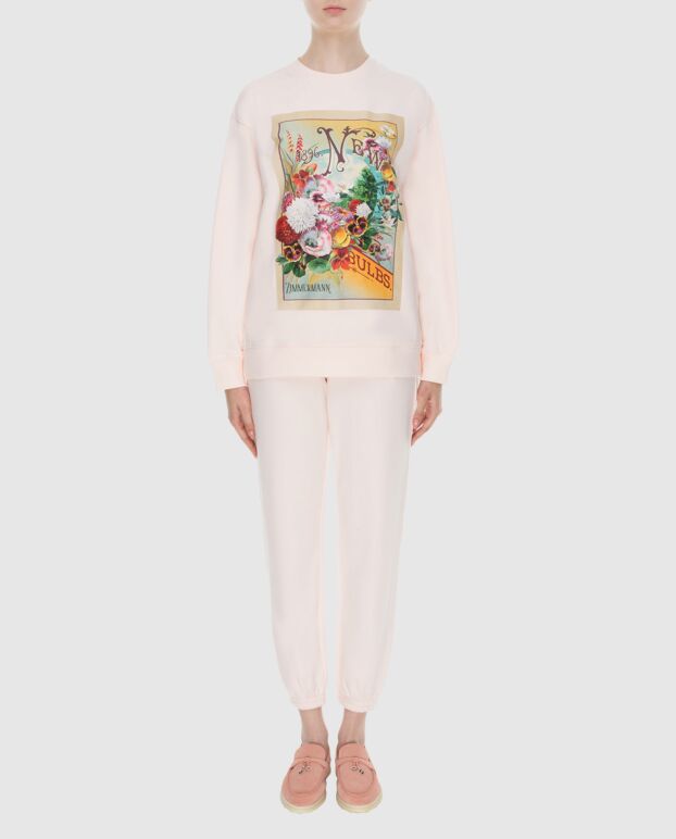 Zimmermann walking suit made of cotton and polyester pink for women 173675 - photo 2