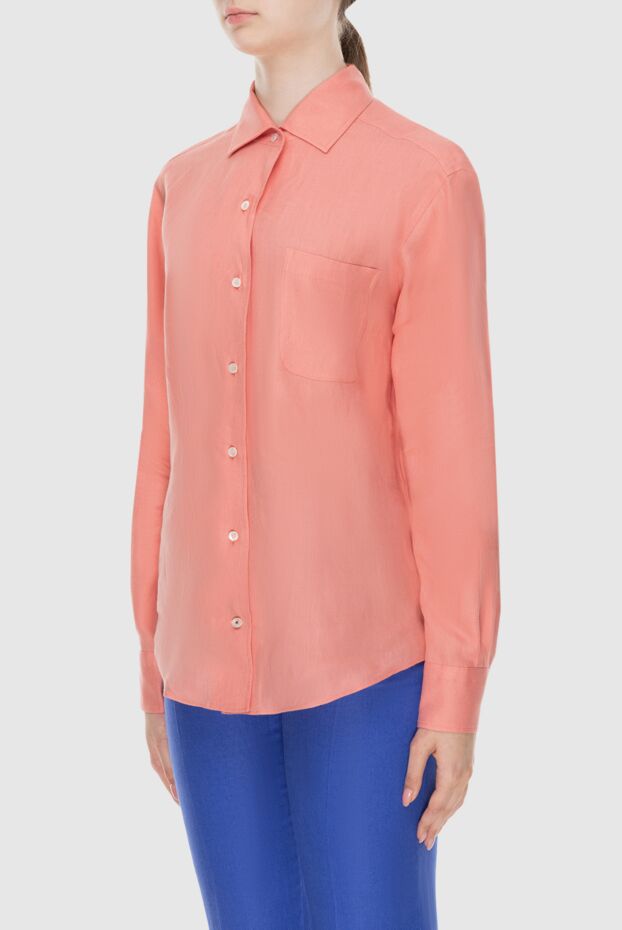 Loro Piana women's linen pink shirt 173695 - photo 3