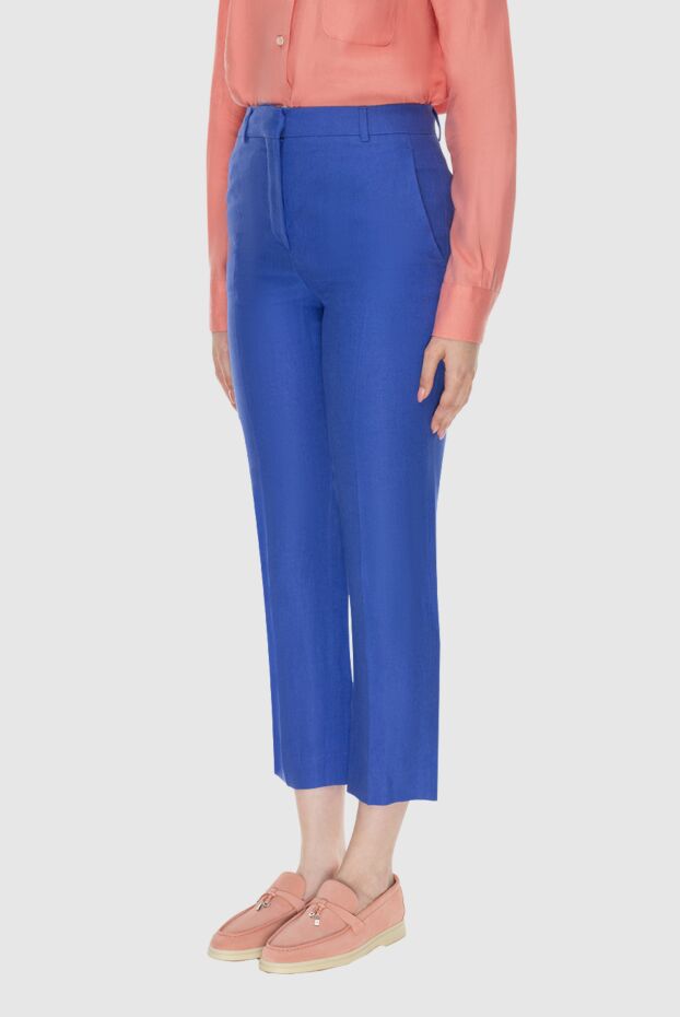 Loro Piana purple chinos for women 173697 - photo 3
