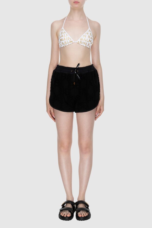 Balmain woman black polyester shorts for women buy with prices and photos 173752 - photo 2