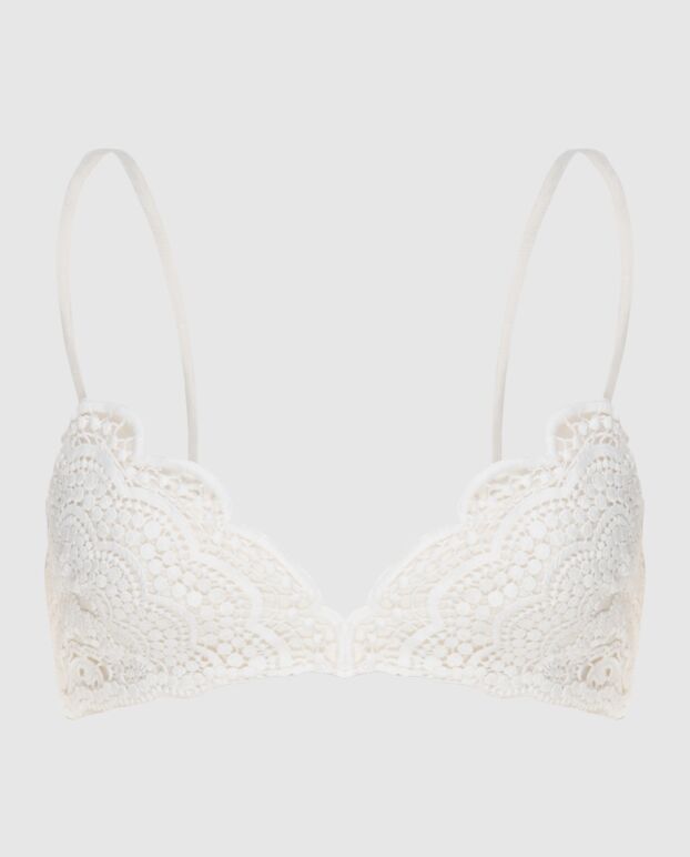 Zimmermann women's bralette white with lace 173789 - photo 1