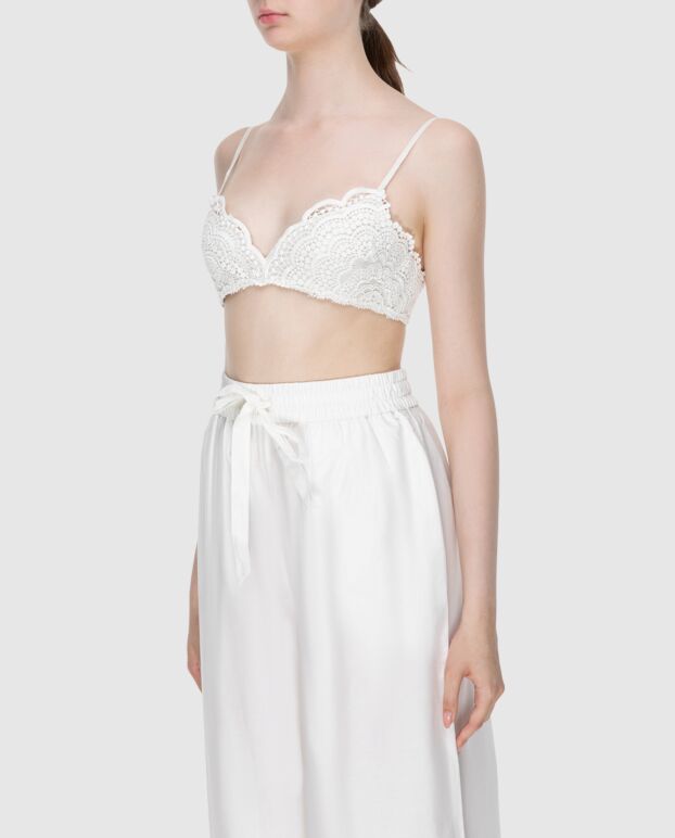 Zimmermann women's bralette white with lace 173789 - photo 3