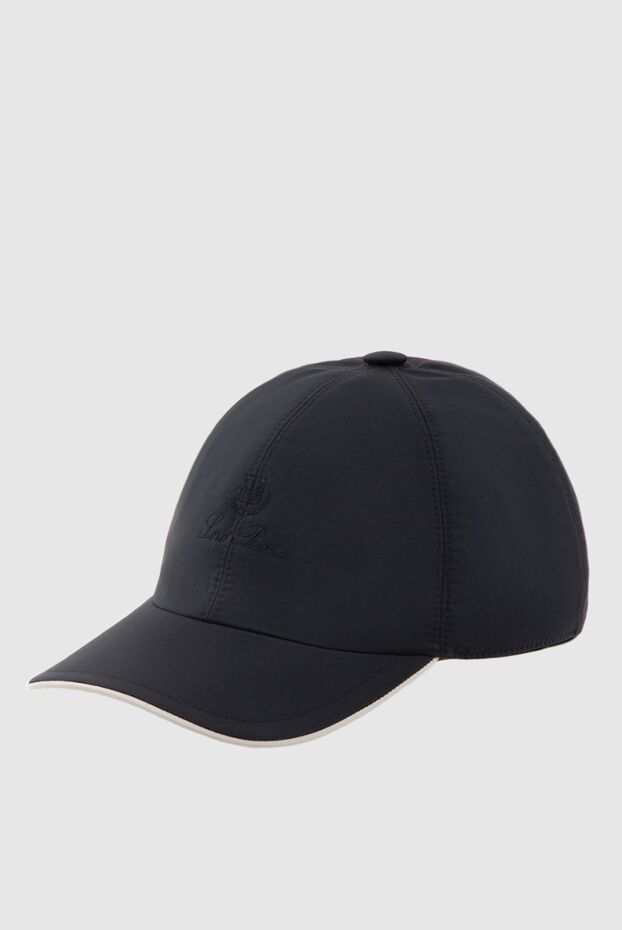 Loro Piana men's blue baseball cap with water-repellent treatment 173980 - photo 3