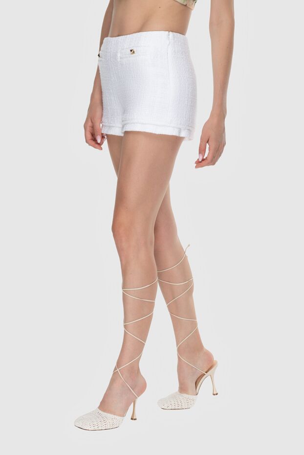 Valentino women's white shorts with metal inserts 174027 - photo 3
