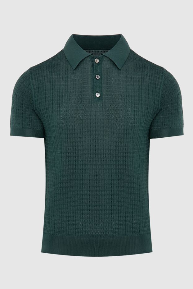 Corneliani man silk polo green for men buy with prices and photos 174032 - photo 1