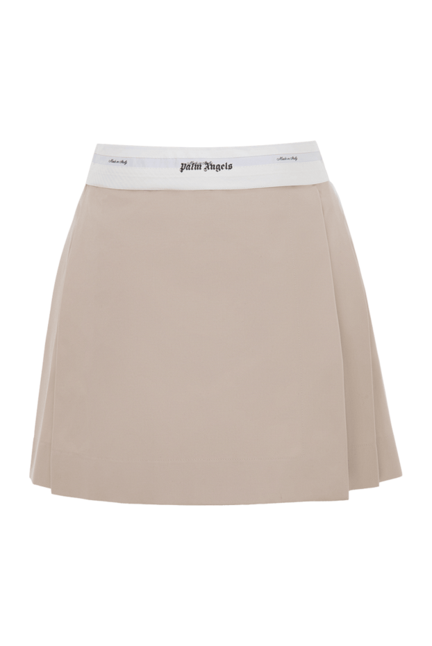 Palm Angels woman beige polyester and cotton skirt for women buy with prices and photos 174073 - photo 1