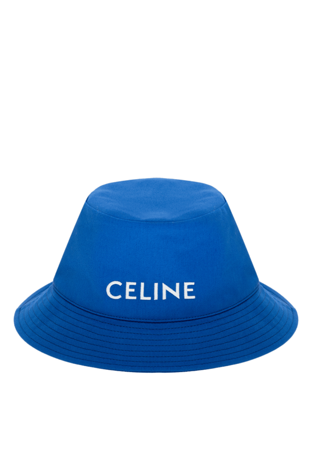Celine panama women's blue cotton with white logo 174167 - photo 1