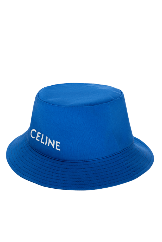 Celine panama women's blue cotton with white logo 174167 - photo 3