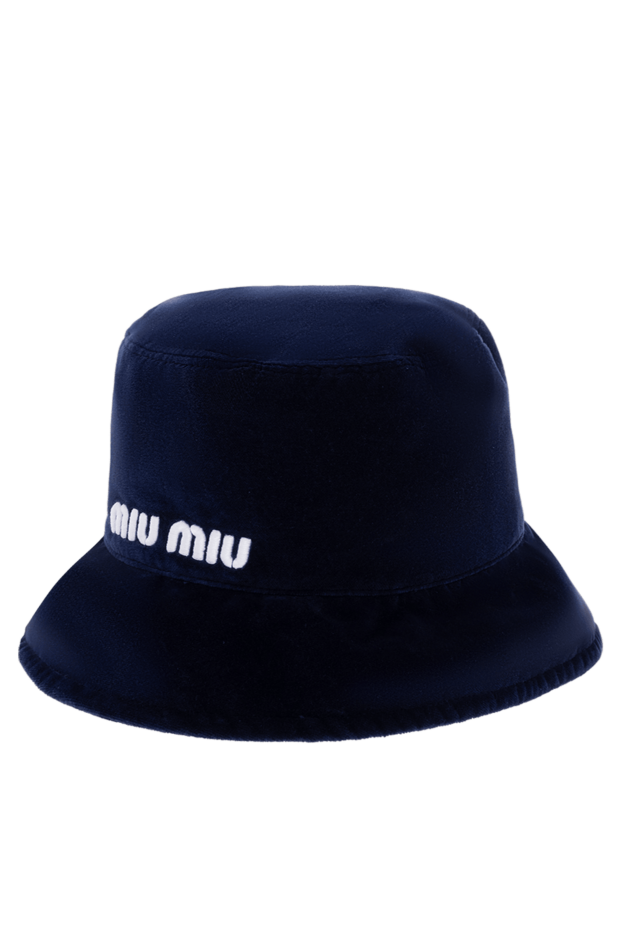 Miu Miu panama women's black cotton with white logo 174203 - photo 3