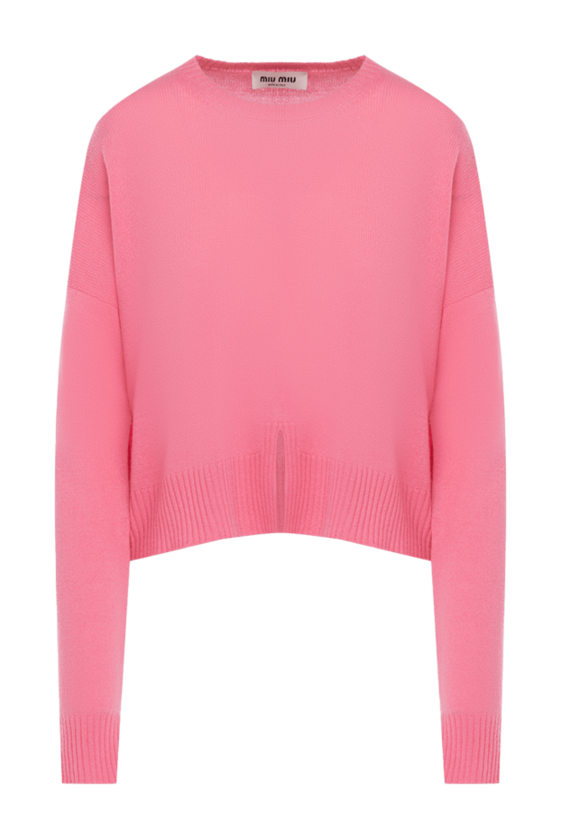 Miu Miu woman pink cashmere sweater for women buy with prices and photos 174217 - photo 1