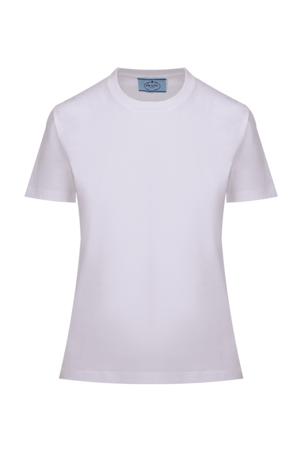 Prada woman white cotton t-shirt for women buy with prices and photos 174232 - photo 1